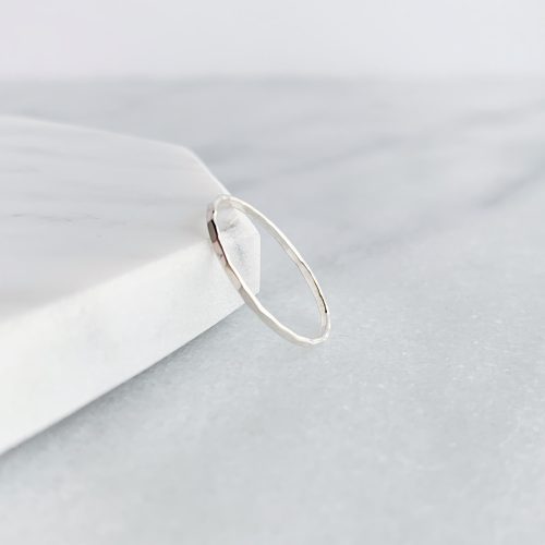 essential stacking ring sterling silver