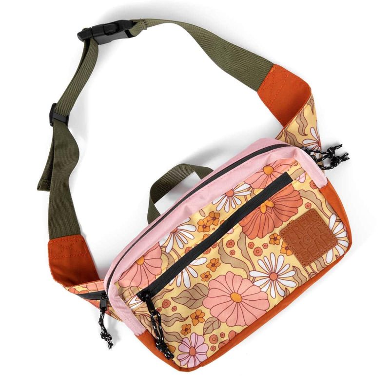 everyday fanny pack hip flower bloom trek light above