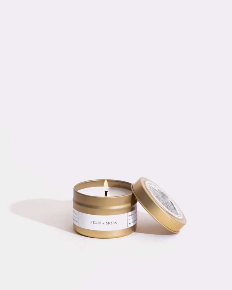 fern moss gold travel candle brooklyn candle studio 157739