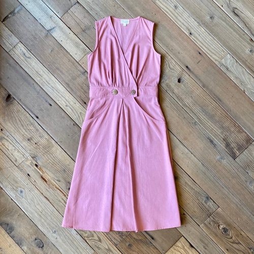 field day ss20 winona dress pink linen