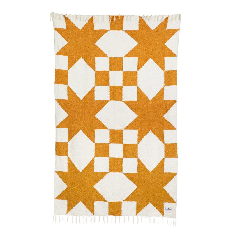 goldie throw blanket gold trek light