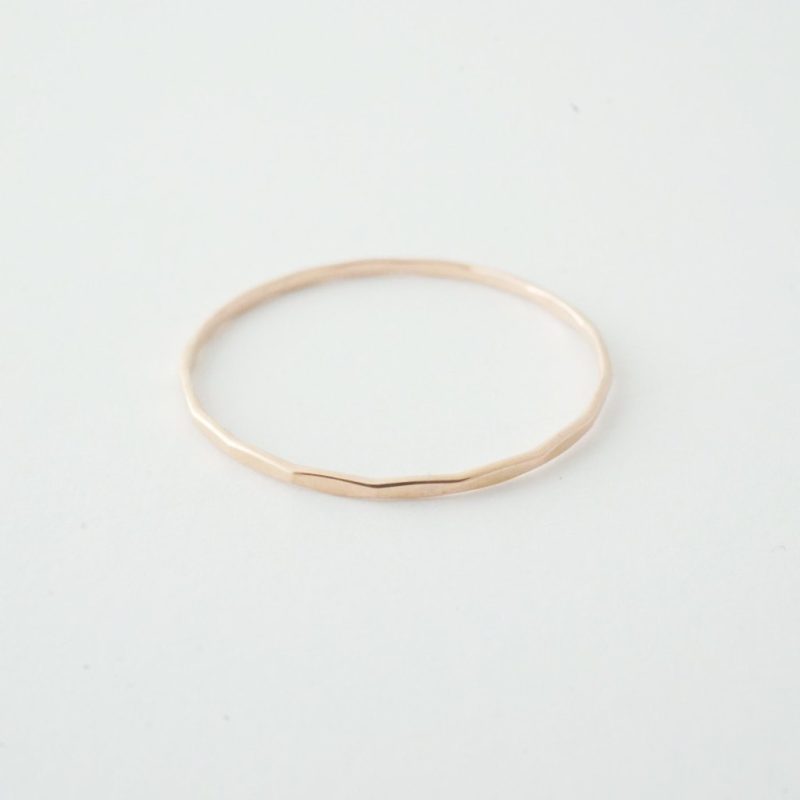 hammered ring rose 2