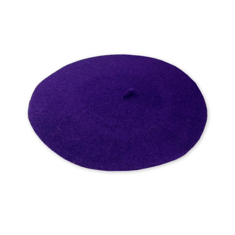 hat Beret Indigo