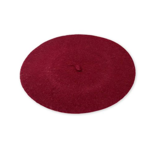 hat Beret Maroon