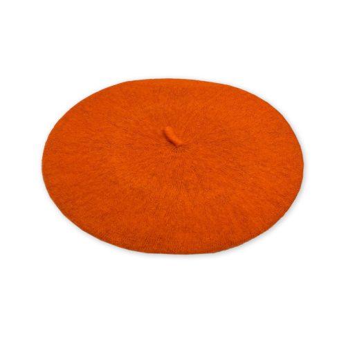 hat Beret Orange