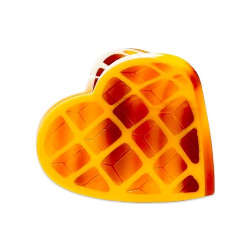 heart waffle hair claw accessories jenny lemons 690175