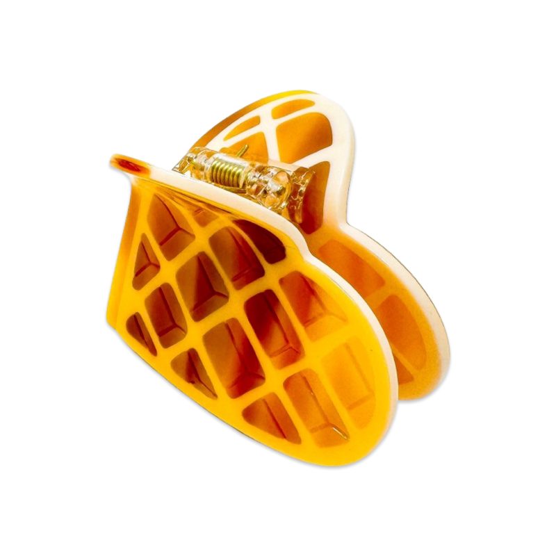 heart waffle hair claw accessories jenny lemons 909559