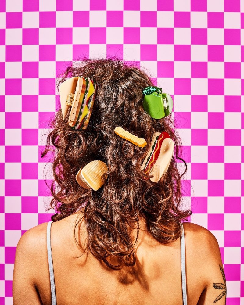 hot dog hair claw with all the fixins accessories jenny lemons 306714