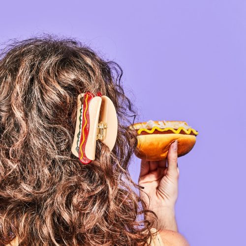 hot dog hair claw with all the fixins accessories jenny lemons 666060