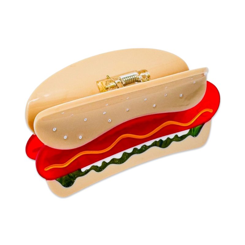 hot dog hair claw with the fixins accessories jenny lemons 704921