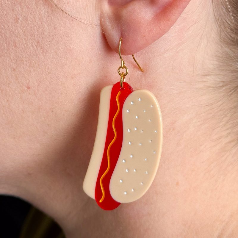 hot doggy earrings jewelry jenny lemons 146685