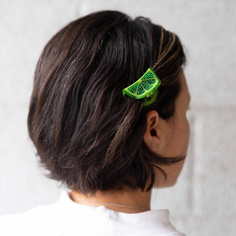 lime slice hair claw accessories jenny lemons 247580