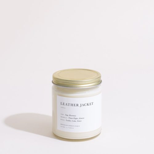 limited edition leather jacket candle brooklyn candle studio 406800