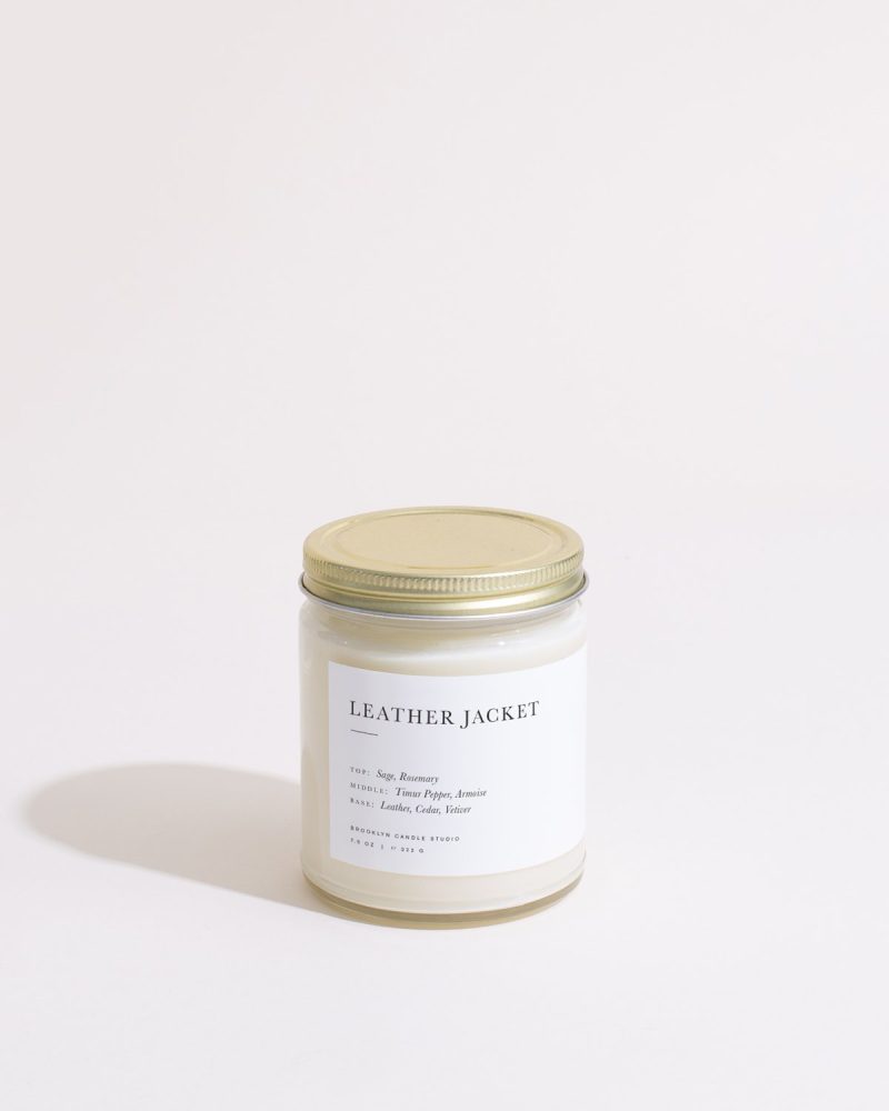 limited edition leather jacket candle brooklyn candle studio 406800