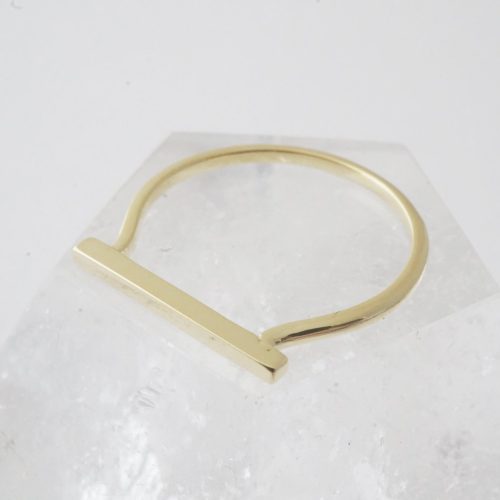 long bar ring gold 4