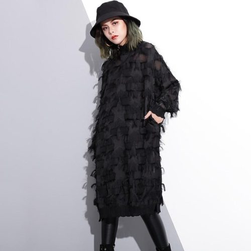 marigold shadows dresses yuko loose long sleeve dress 14048799326274