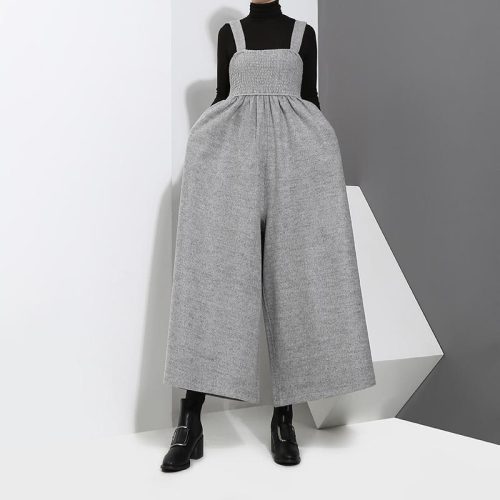 marigold shadows pants jucee wide leg overalls gray 28309072052290