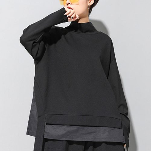 marigold shadows sweatshirts kayda turtleneck sweatshirt 29104079274050