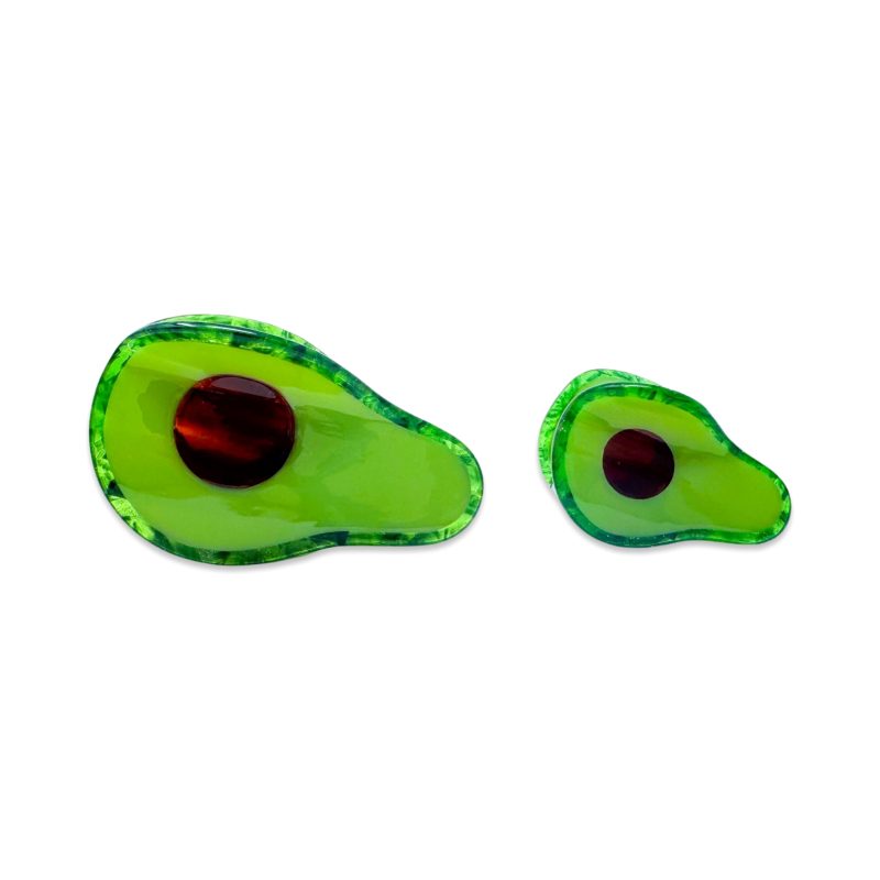 mini avocado hair claw accessories jenny lemons 441073