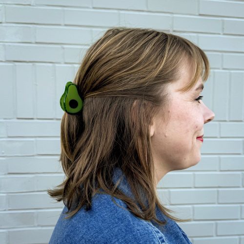 mini avocado hair claw accessories jenny lemons 565773