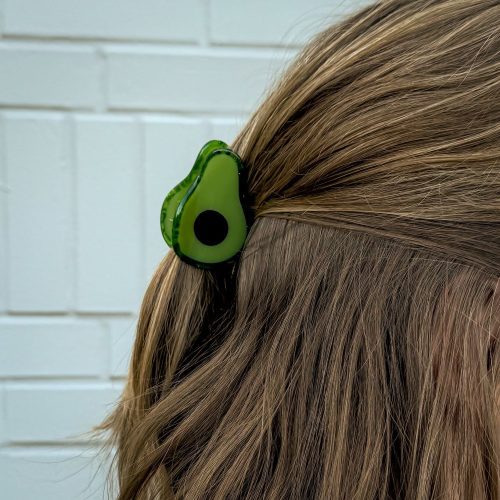 mini avocado hair claw accessories jenny lemons 595857