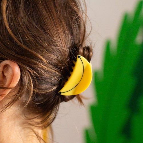 mini banana hair claw accessories jenny lemons 634951