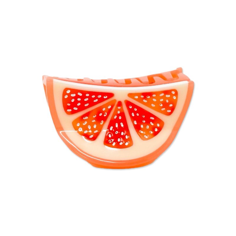 mini grapefruit slice hair claw accessories jenny lemons 133605