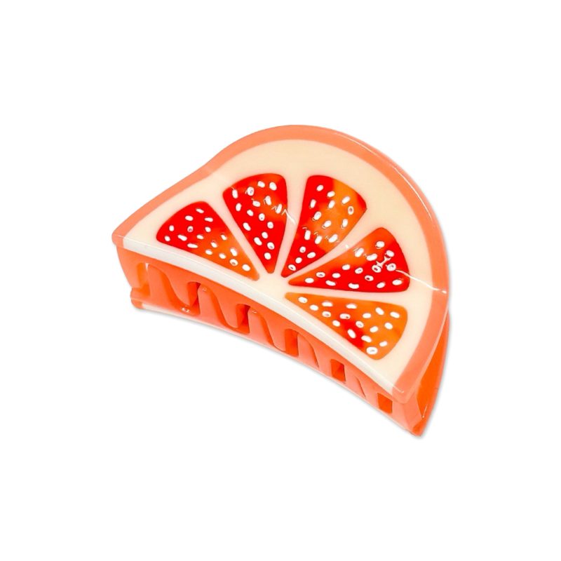 mini grapefruit slice hair claw accessories jenny lemons 719344