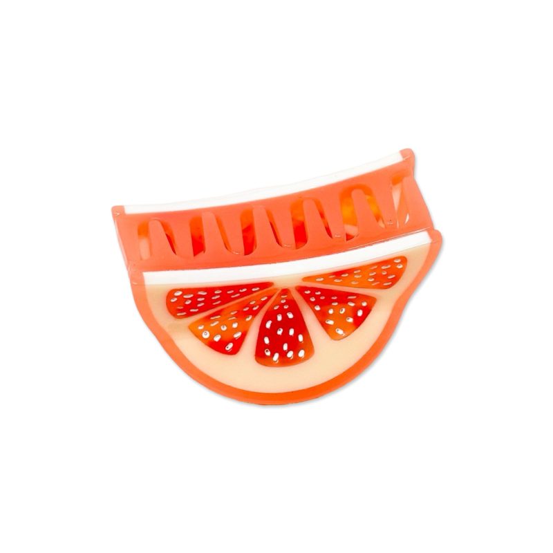 mini grapefruit slice hair claw accessories jenny lemons 864885