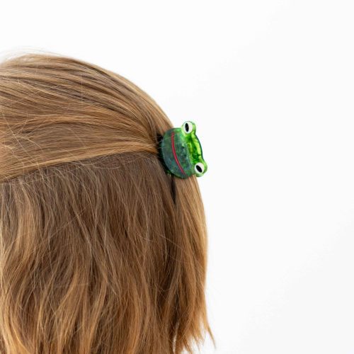 mini green froggy hair claw accessories jenny lemons 330641