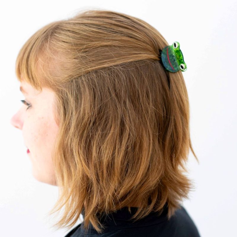 mini green froggy hair claw accessories jenny lemons 348801