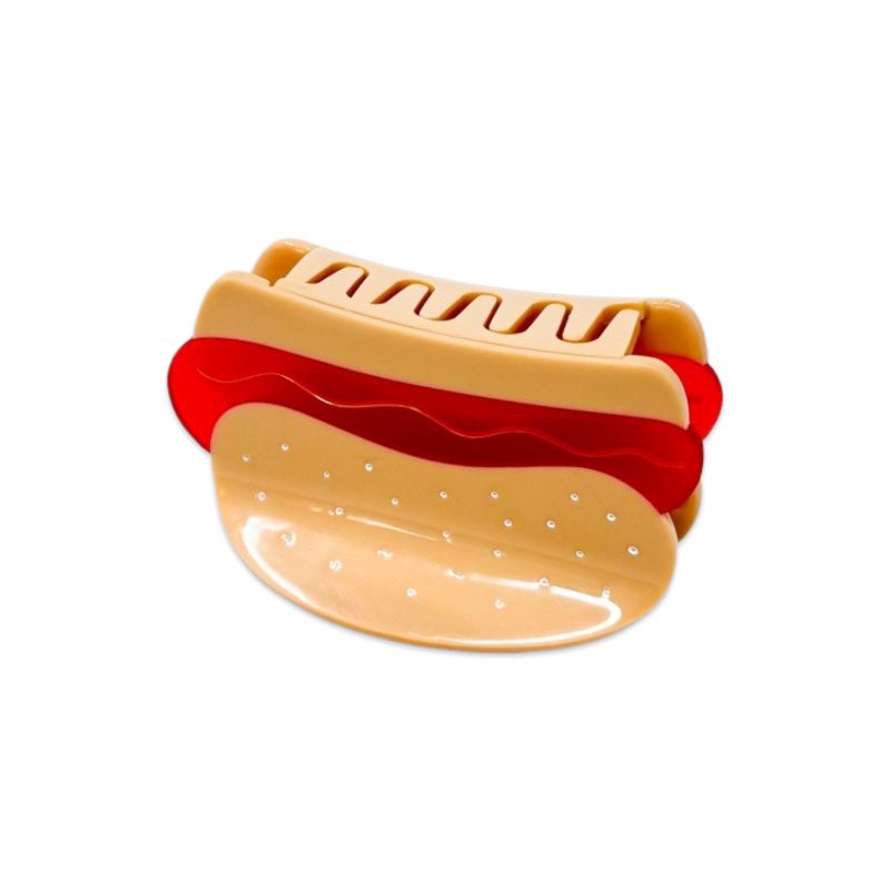 mini hot dog hair claw accessories jenny lemons 100499