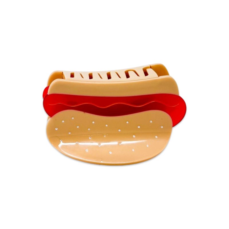 mini hot dog hair claw accessories jenny lemons 566100