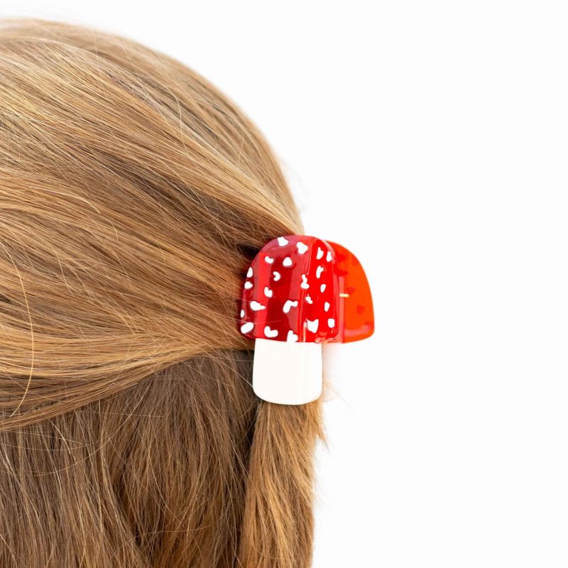 mini mushroom hair claw accessories jenny lemons 851146