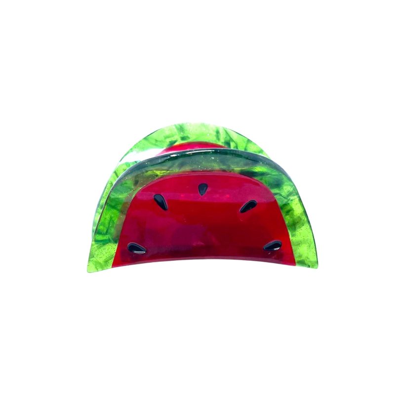 mini watermelon hair claw accessories jenny lemons 365044