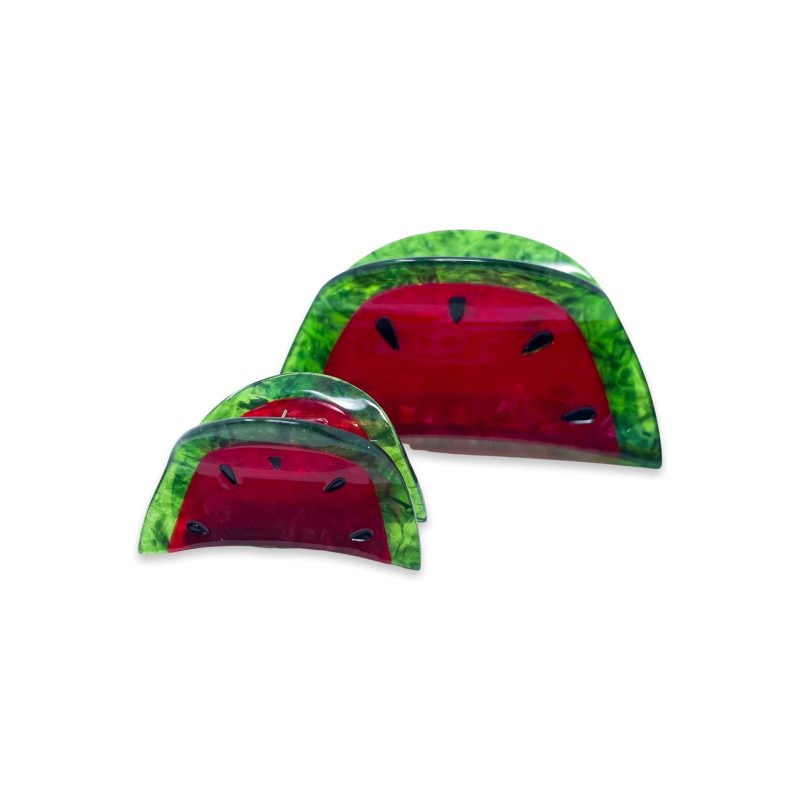 mini watermelon hair claw accessories jenny lemons 749042