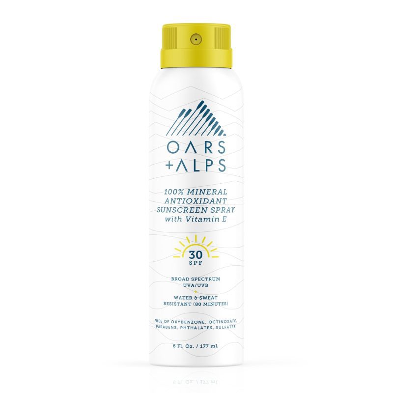 oars and alps mineral sunscreen spray spf 30 1