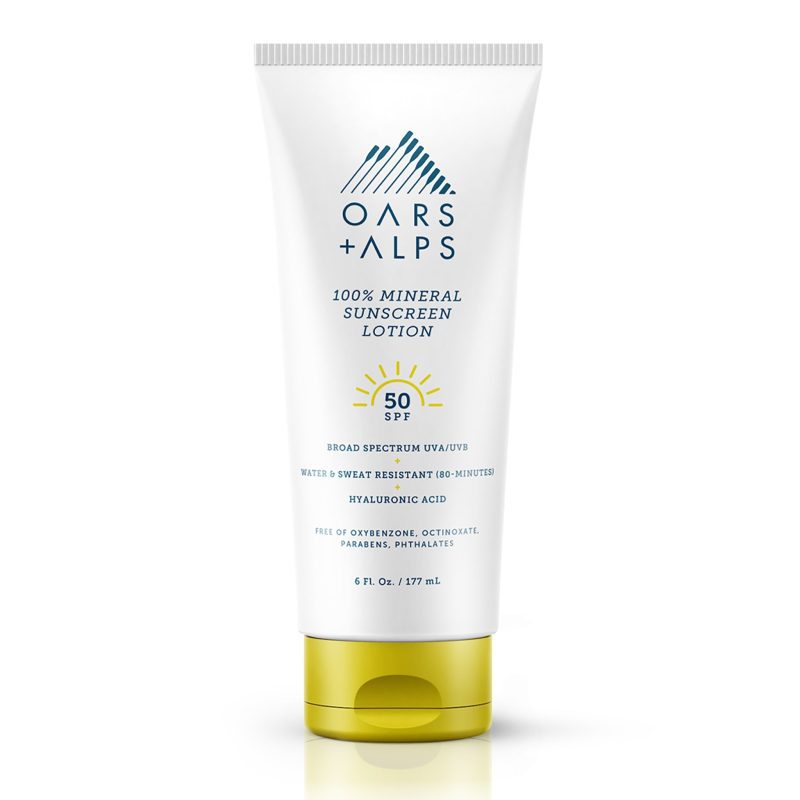 oars and alps spf 50 mineral sunscreen body lotion 1