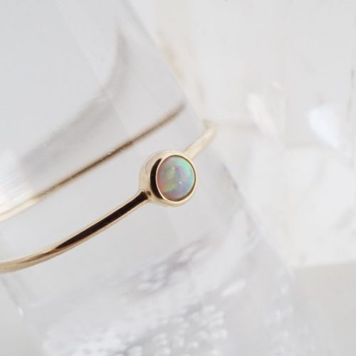 opal ring 14k gold 6