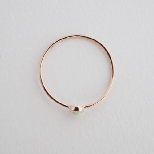 opal ring 14k rose 5