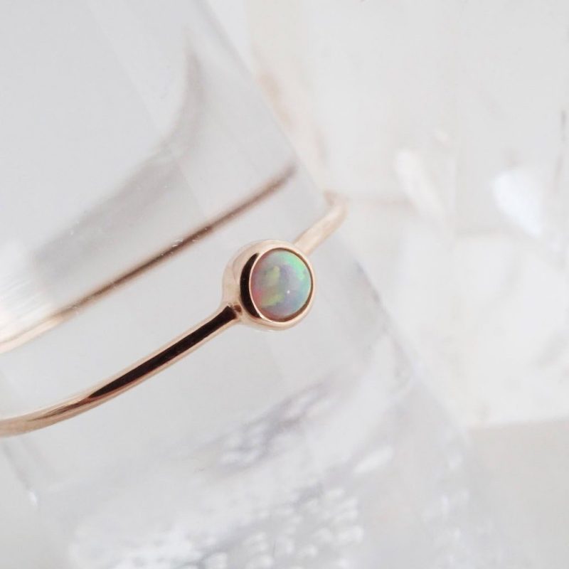 opal ring 14k rose 6