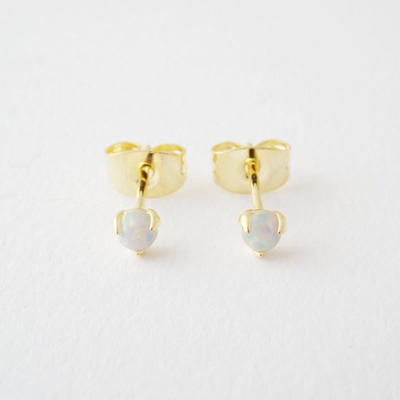 opal studs gold 2