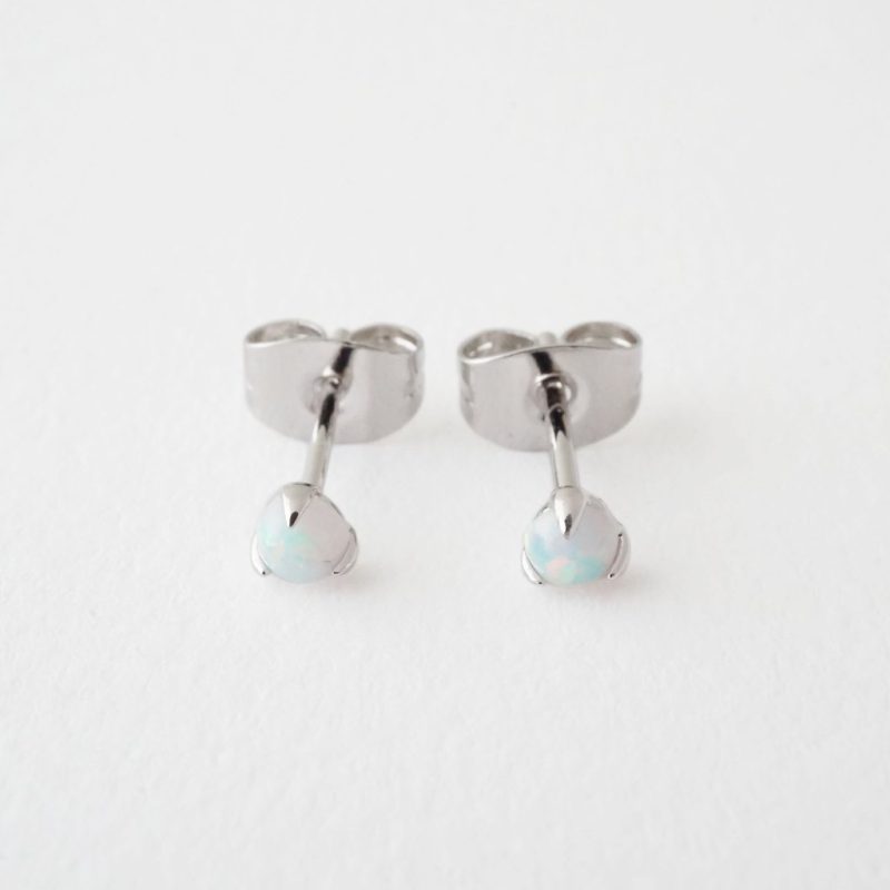 opal studs silver 2