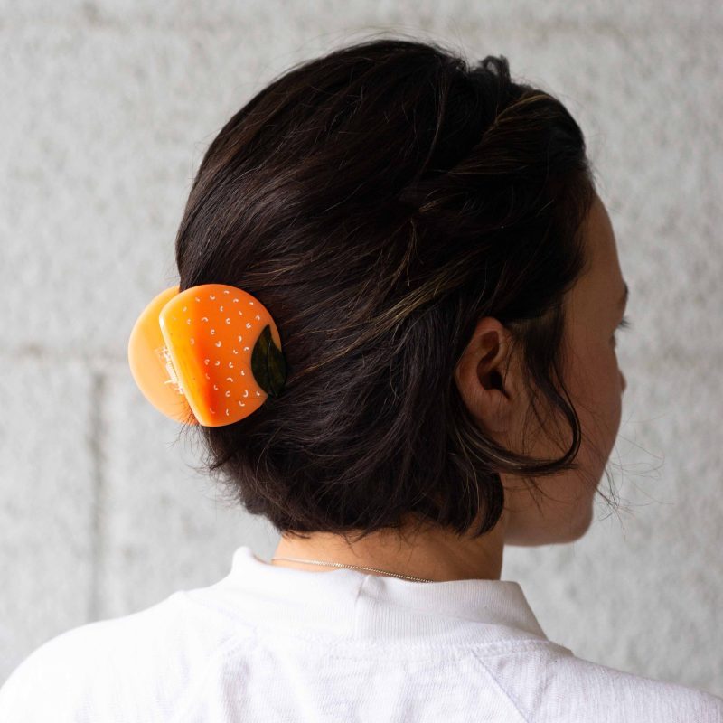 orange hair claw accessories jenny lemons 210296