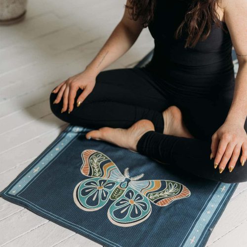 painted moth yoga travel towel trek light 3