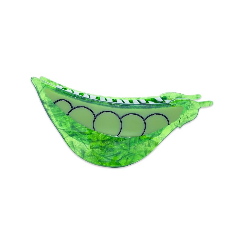 pea pod hair claw accessories jenny lemons 711292