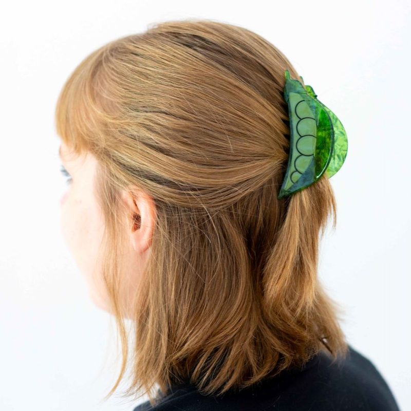 pea pod hair claw accessories jenny lemons 766323