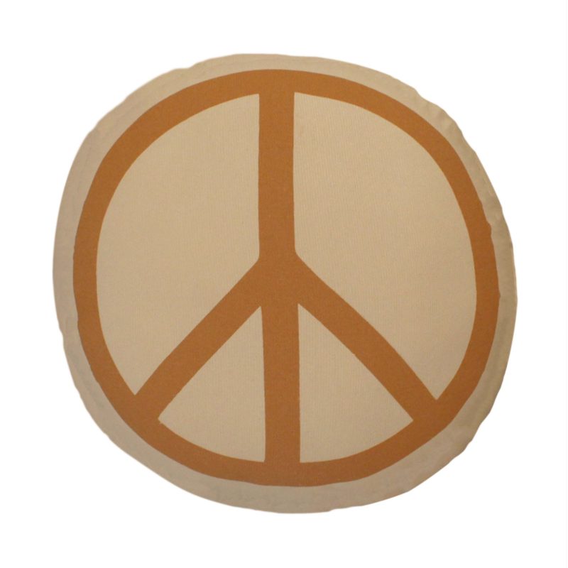 peacesignpillow peach