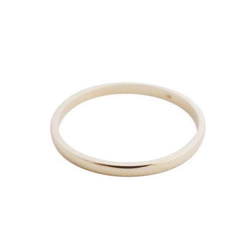 plain band ring 14k gold 1