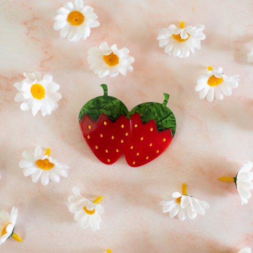 preorder strawberry french barrette accessories jenny lemons 635238